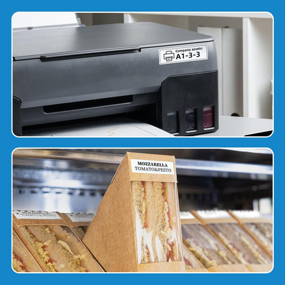 COLORWING Compatible with Dymo 30252 (1-1/8" x 3-1/2") Address Barcode Labels, 28 x 89 mm for Dymo LabelWriter 450, 450 Turbo, 4XL Desktop Printers, 10 Rolls of 350 [Not for Dymo 550 & 5XL]