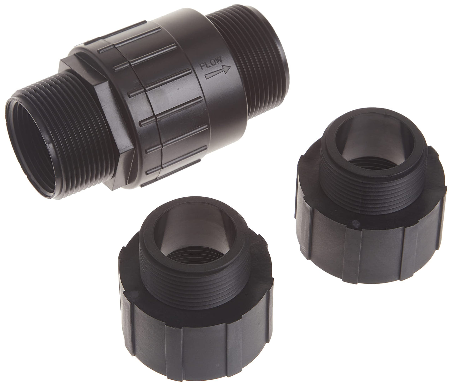 Superior Pump 99555 Universal Check Valve; fits all: 1-1/4" and 1-1/2" MPT and FPT , Black