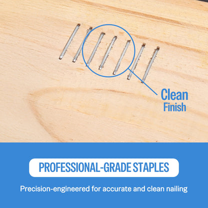 meite 21 Gauge Upholstery Staples, 1/2-Inch Crown with 1/2-Inch Length Galvanized Heavy Duty Staples for Staple Guns MT8016, MT8016S, and MT8016SLN (10,000 Counts)