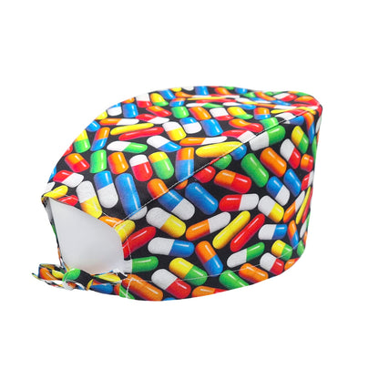 X-Ray Black Working Cap - Comfortable and Breathable for Men and Women Long Aesthetic Head Cover, Pills, One Size