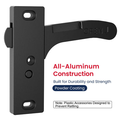 Aluminum RV Screen Door Latch Right Handle Replacement Kit for Travel Trailer, Camper, Motorhome- RV Accessories for Inside