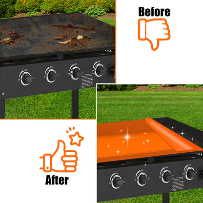 Silicone Griddle Mat Cover for Blackstone: 17 Inch Flat Top Grill Buddy Mats Griddle Grill Deck Protector Outdoor Camping Outside Cooking BBQ Accessories