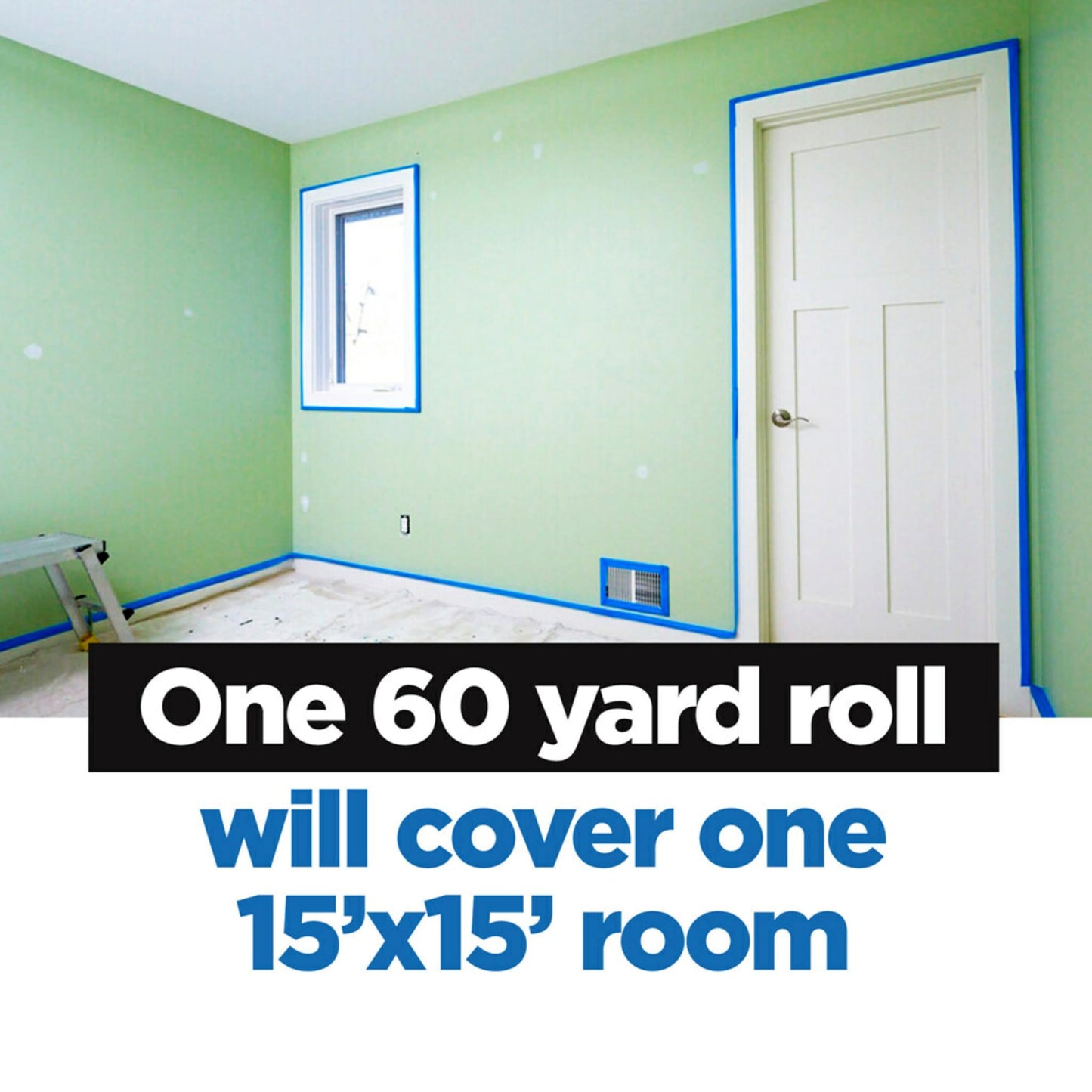 Scotch Painter's Tape 2090-36AP3 ScotchBlue Original Painter's Tape, 1.41" Width, Blue
