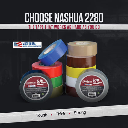 Nashua 2280 Tan Duct Tape, All Purpose, Water Resistant, 2.83 Inch x 60yds, 1 Roll