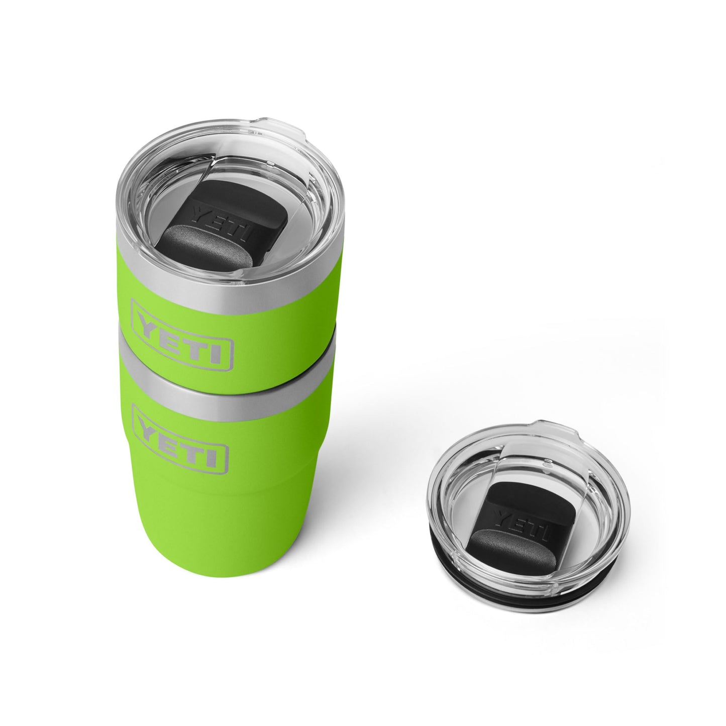 YETI Rambler 8 oz Insulated Coffee Mug with Lid - Stackable Double-Wall Vacuum Insulated Coffee Cup - DuraSip Ceramic Lining - Barista-Friendly Design - Stainless Steel - Dishwasher Safe, Venom
