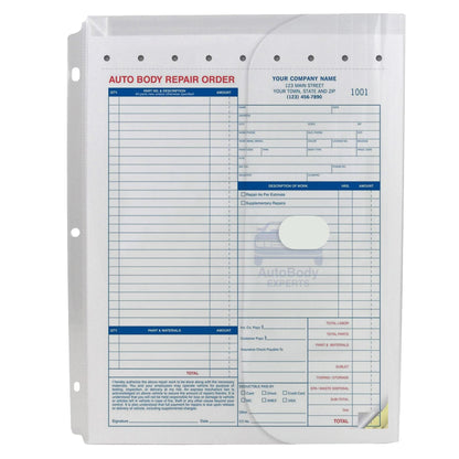 C-Line Specialty Binder Pocket, Side Loading, 1-Inch Gusset, Clear, 10 Pockets Per-Pack (33747)