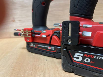 StealthMounts Stubby M18 Milwaukee Magnetic Bit Holder - 3 Pack | Compact Milwaukee Bit Holder for Drill | Milwaukee Impact Driver Bit Holder | Milwaukee Bit Holder for Impact Driver