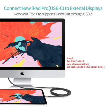 USB C to Mini DisplayPort, Answin 6Ft 4K@60Hz Thunderbolt 3 to Mini DisplayPort Cable Compatible for iPhone 15/16/17, M1-M4 MacBook Pro 2024-2018, Surface Book 2, Galaxy S20-S25, Steam Deack