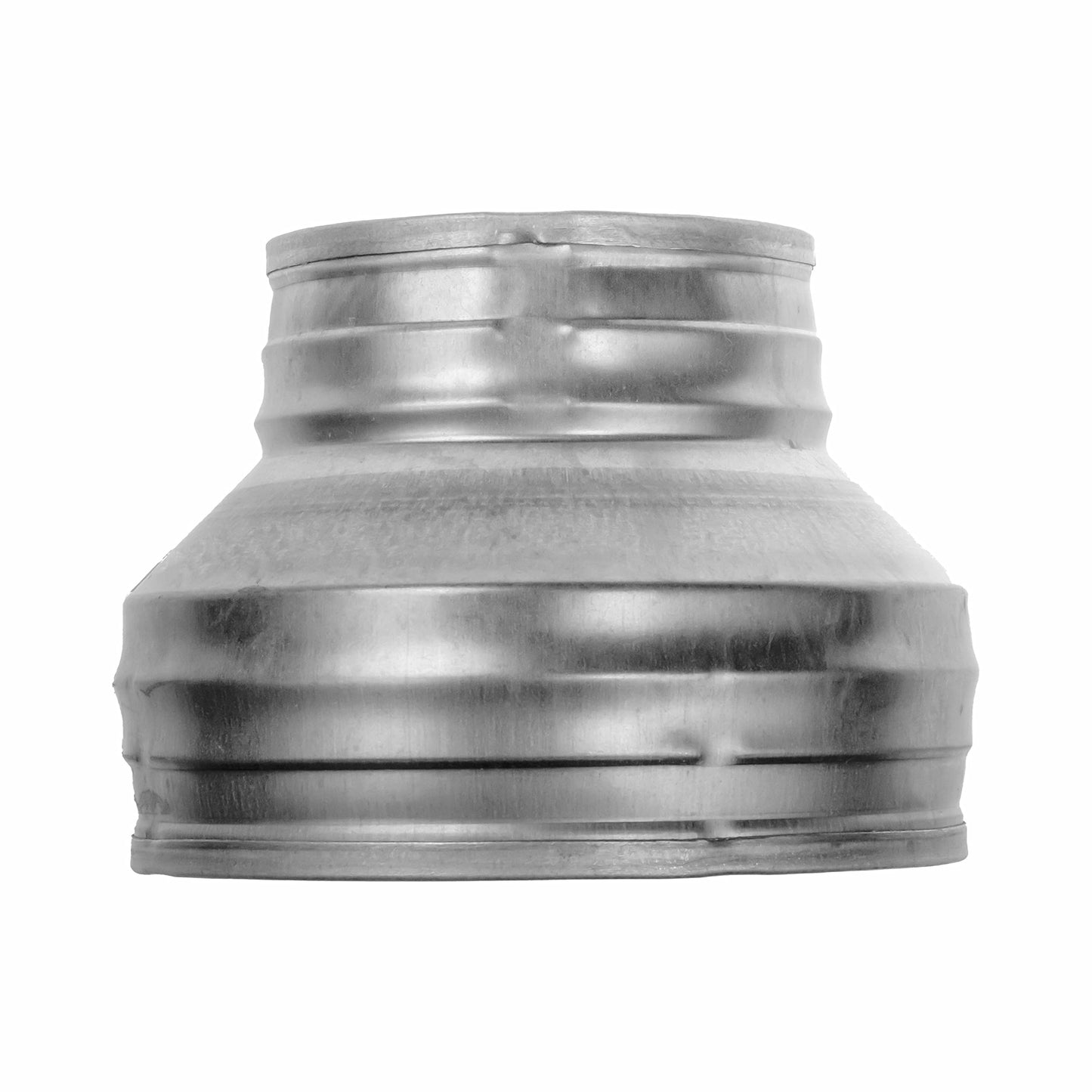 Repa Market 6" to 5" Inch Duct Reducer/Increaser – Galvanized Steel Vent Pipe Adapter HVAC & Dryer Vent Systems – Round Metal Coupling Connector for Exhaust Fans, Bathroom Ventilation, Kitchen Hoods