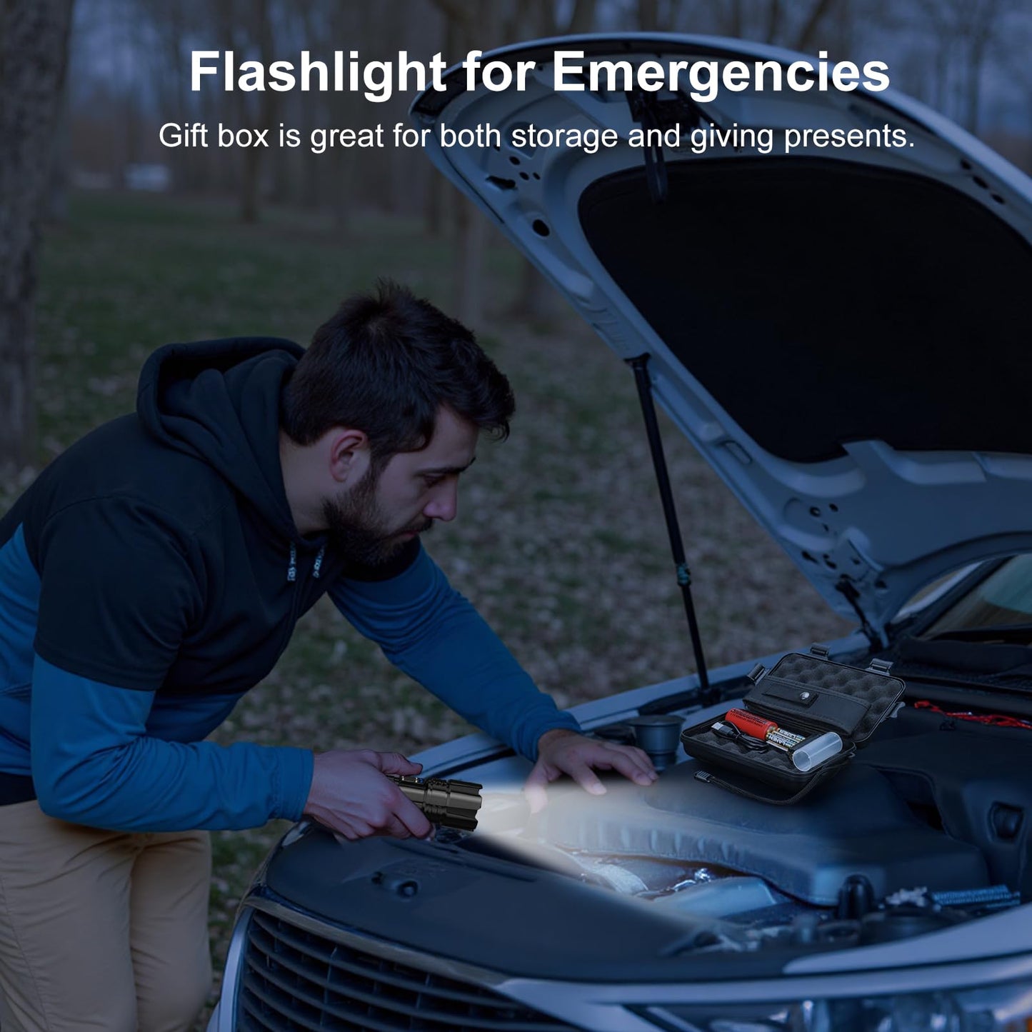 Shadowhawk Flashlight Rechargeable 1000000lm Flash Light Led flashlights high lumens, Super Bright Flashlight Tactical, XHP70.2 Powerful Flashlight USB,Waterproof Lampe de poche for Camping Emergency
