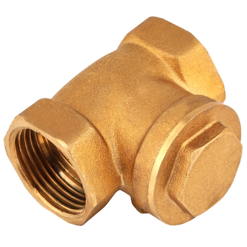 1" Swing Check Valve DN25 Female Thread Brass Non-Return Swing Check Valve 232PSI Prevent Water Backflow