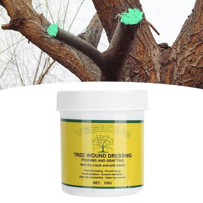 Alvinlite 300g Tree Wound Pruning Sealer with Brush, Tree Wound Dressing for Pruned and Damaged Trees, Tree Shrub Seal Repair Paste, Ready to Use Protective Seal for Trees, Shrubs