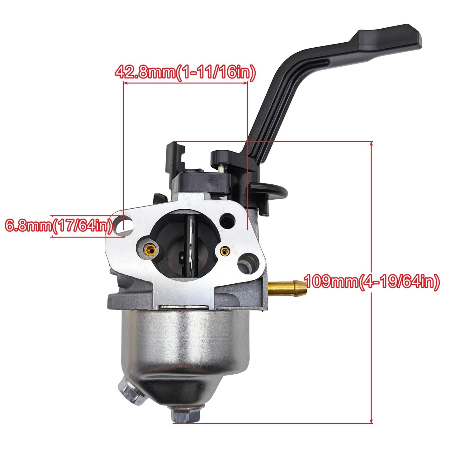 YGQ Huayi P19-1 OEM Generator Carburetor Kit for Champion Predator Honda GX160 Generac 3500 4000 3000 4500 4375 3550 3650 GP 3250 3300 Watt 196cc 208cc 212cc 2cc 2cc cc 2cc