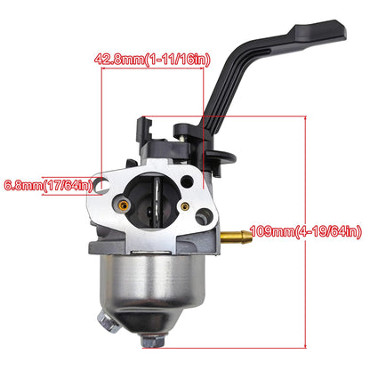 YGQ Huayi P19-1 OEM Generator Carburetor Kit for Champion Predator Honda GX160 Generac 3500 4000 3000 4500 4375 3550 3650 GP 3250 3300 Watt 196cc 208cc 212cc 2cc 2cc cc 2cc
