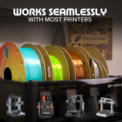 Panchroma PLA Polymaker Teal 3D Printer Filament, 1.75mm, 1kg Spool, Easy to Print, High Speed Printing, Tangle Free, AMS Compatible, Perfect for Toys, Decor, Miniatures, Models & Cosplay