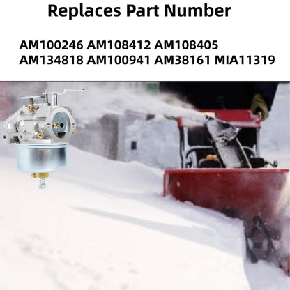 Carburetor Fits for John Deere 526 726 732 826 826D 832 1032 1032D AM100246 AM108412 AM108405 AM134818 AM100941 AM38161 MIA11319 TRS22 TRX27 TRX32 TRS32 TRS24 TRS27 TRX24 TRX26 TRS26 Snowblower