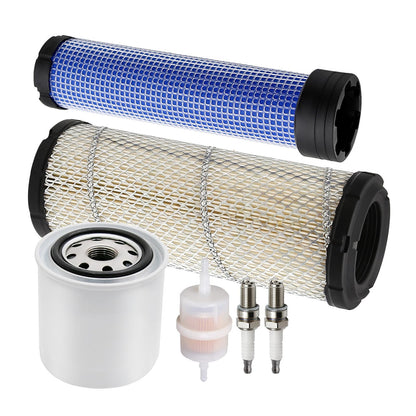 Vkinman 25 083 01-S Air Filter Replacement for Kohler Kawasaki 2508301 25 083 04-S 2508304 11013-7019 11013-7020 M131802 M131803 CH18-CH26 CV16-CV26 CH730-CH750 Engine with 25 050 33-S Oil Filter