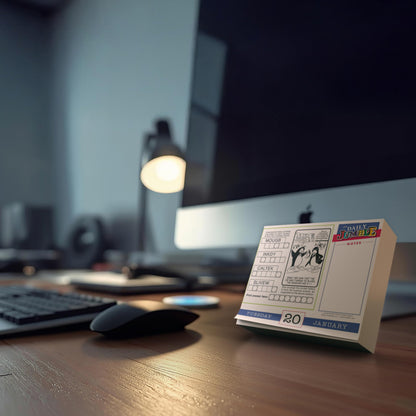 The Daily Jumble 2026 Boxed Daily Desk Calendar: Brain-Teasing Puzzles and Challenges
