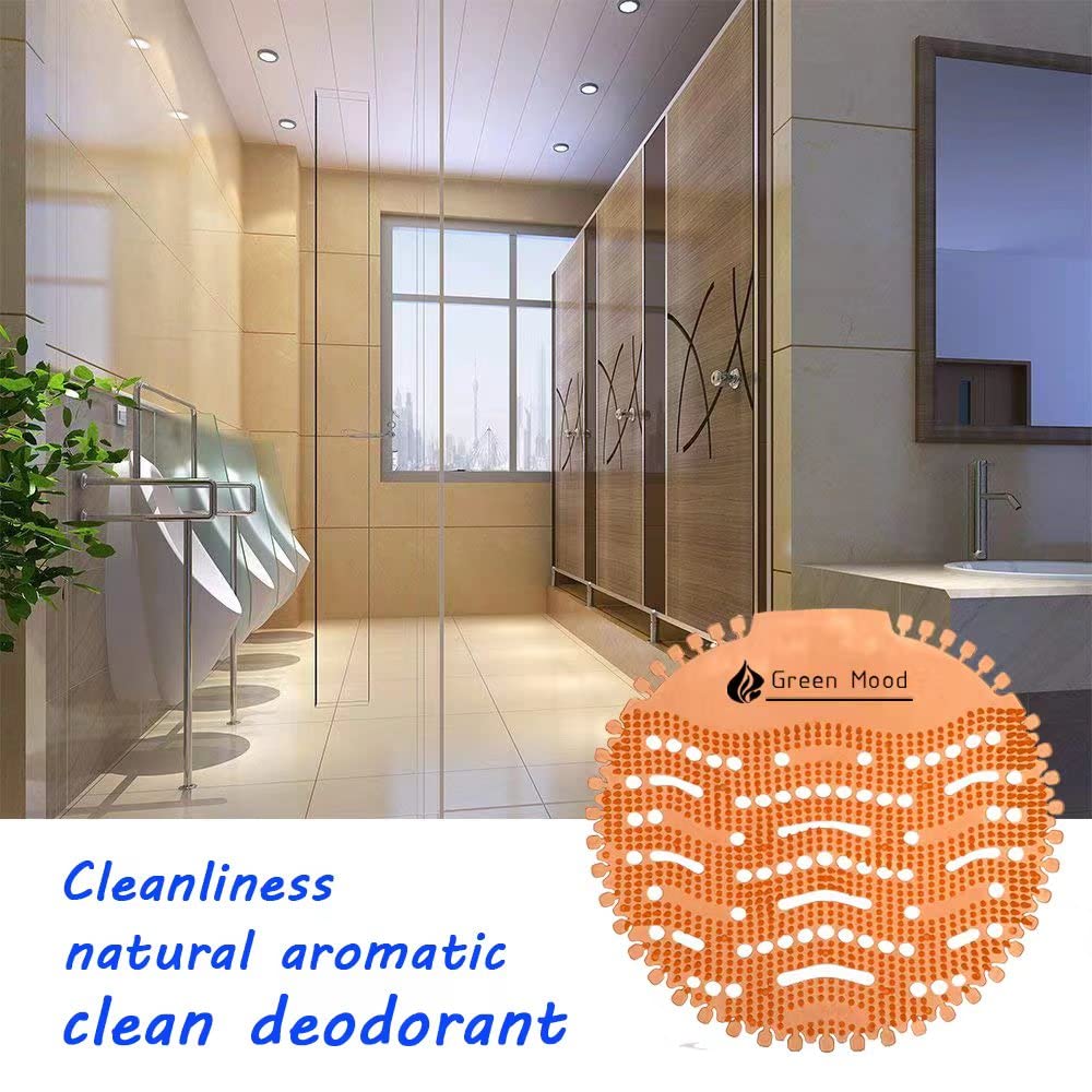 10 Pack Urinal Screen Deodorizer Scented, Anti-Splash Anti-Clogging Urinal Pucks Lasting Odor Freshener Urinal Cake –Ideal for Bathrooms, Restrooms, Office, Restaurants, Schools