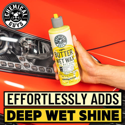 Chemical Guys Butter Wet Wax, Deep Wet Shine for Cars, Trucks, SUVs, RVs & More, 473 ml