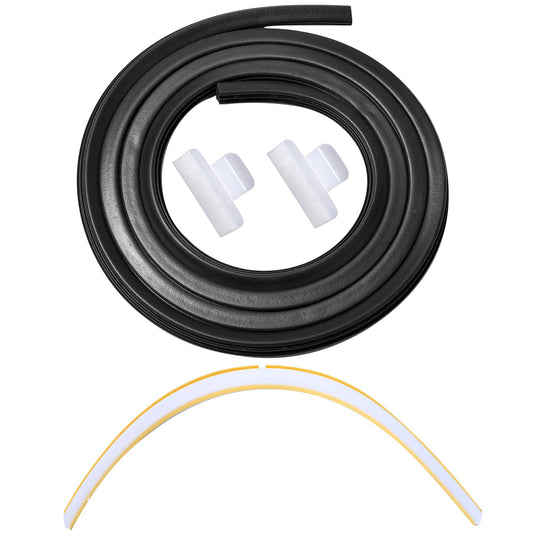 154827601 Dishwasher Door Seal, 809006501 Lower Seal and 154701001 Splash Shield Kit - Dishwasher Bottom Door Gasket Kit Compatible with Frigidaire Kenmore