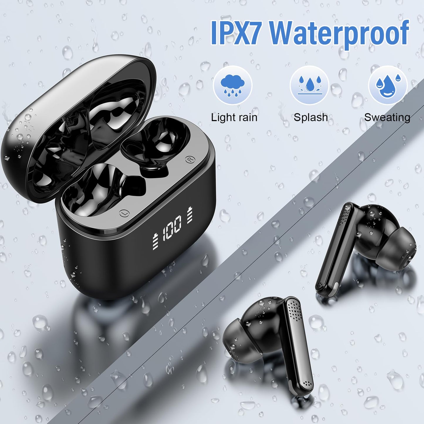 Ai Translation Earbuds Real Time, 3-in-1 Buletooth 5.4 Translator Earbuds with 5 Translation Modes/164 Languages/No Subscription Required, 48H Headphones Translator for Travel/Business/Leaning
