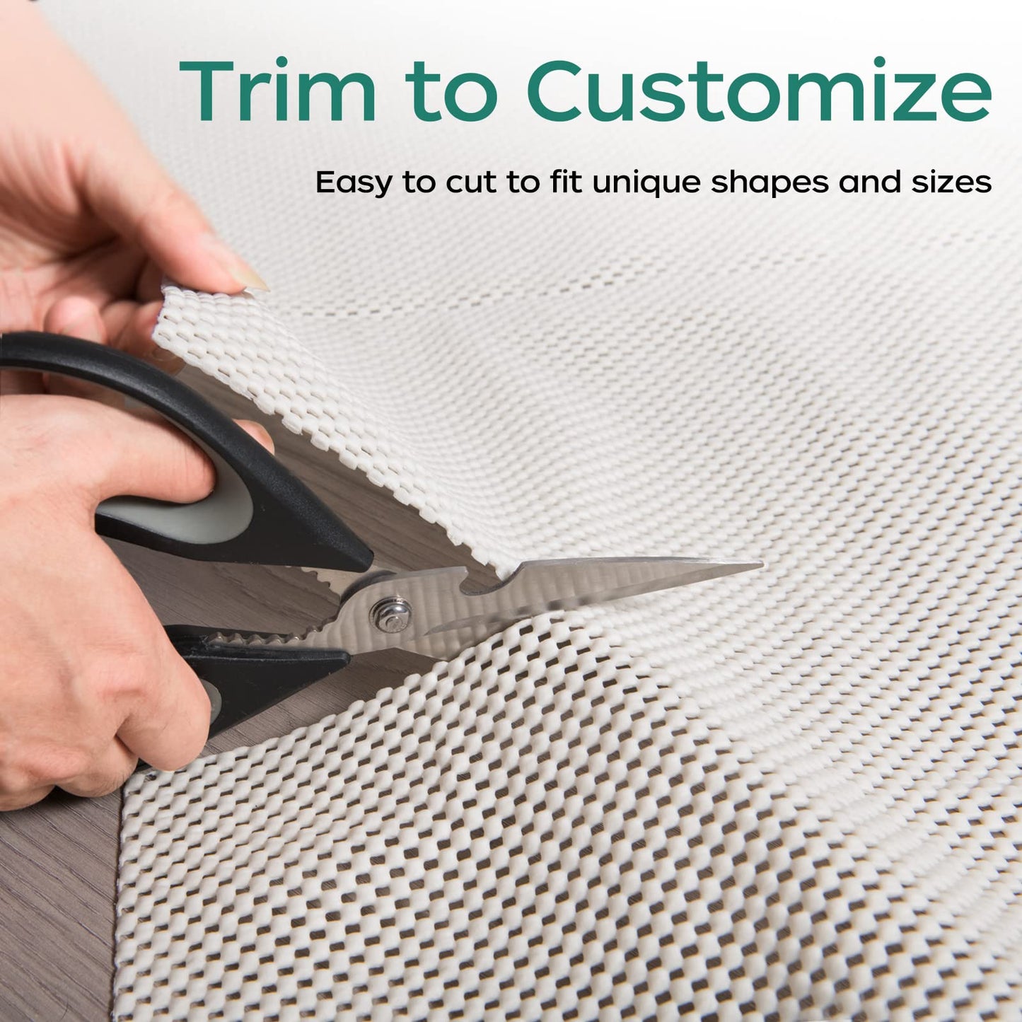 BAGAIL BASICS Non Slip Rug Pad Gripper 5 x 7 Feet Extra Thick Carpet Pads for Area Rugs and Hardwood Floors, Keep Your Rugs Safe and in Place