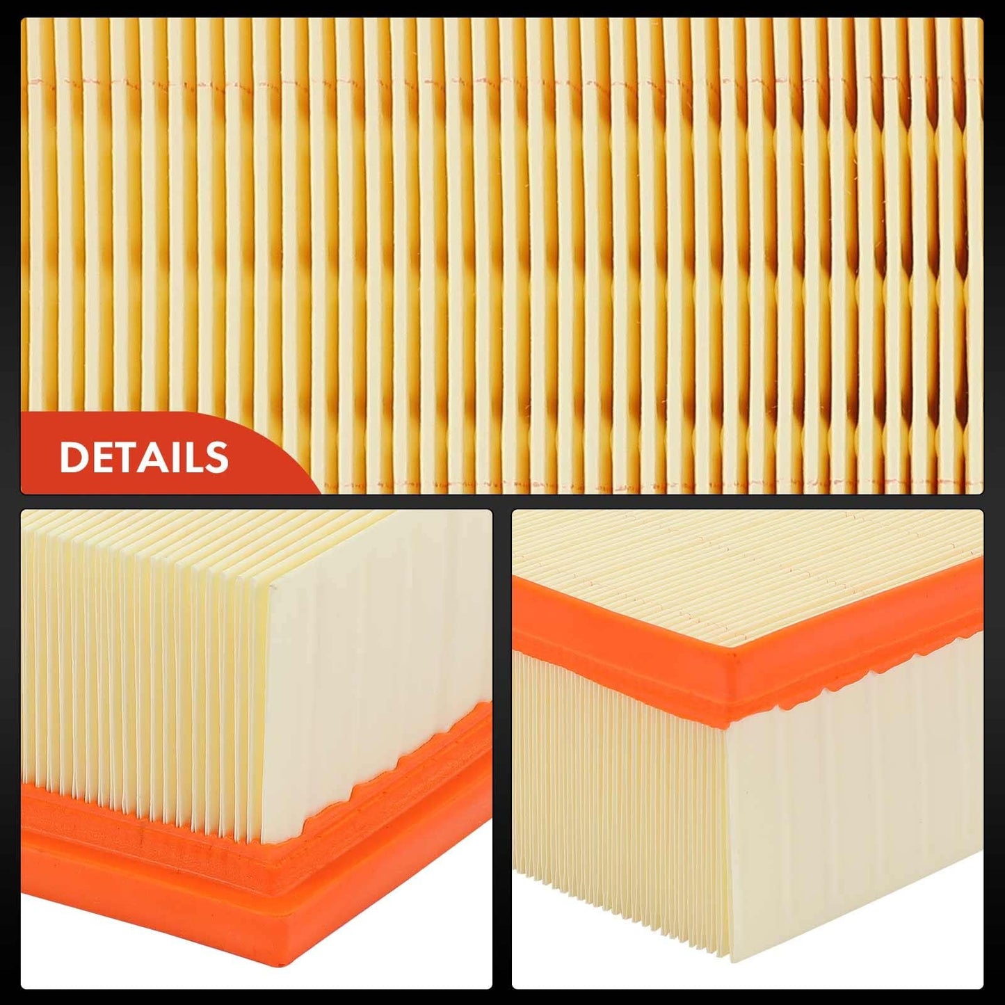 A-Premium Engine Air Filter Compatible with Audi A3, A3 Quattro, Q3, S3, TT Quattro & Volkswagen Arteon, Golf, GTI, Jetta, Tiguan, 2015-2023, Flexible Panel, Replace# 5Q0129620D