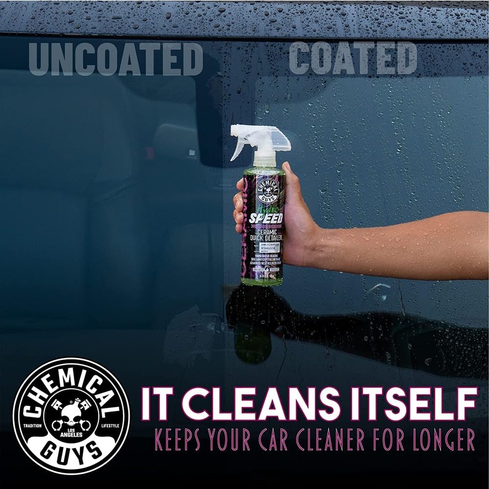Chemical Guys HydroSpeed Ceramic Quick Detailer, Safe for Cars, Trucks, SUVs, Motorcycles, RVs & More, 473 ml