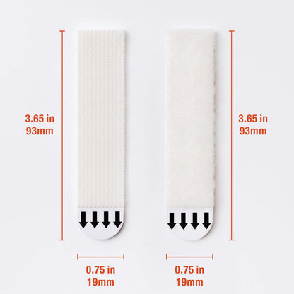 60-Pairs(120 Strips) Large Picture Hanging Strips Heavy Duty, Removable Hook and Loop Tape, Picture Hanger Damage Free, Waterproof Adhesive Strips for Frame Hanging