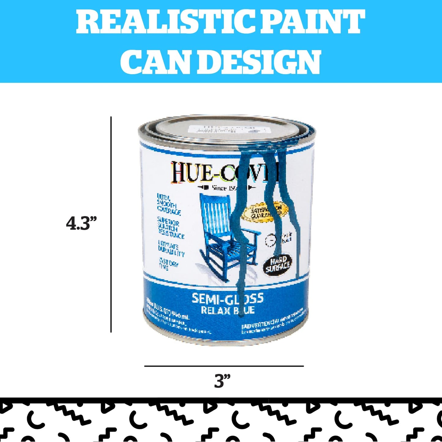 BigMouth Inc Fake Quart of Paint Can Safe - Hidden Safe for Money Stash - Secret Compartment and Hidden Storage Fun Gag Gift Prank & Book Safe Alternative