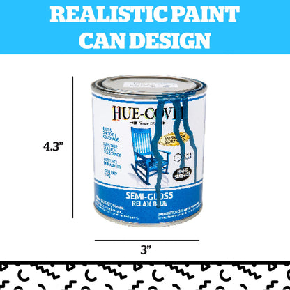 BigMouth Inc Fake Quart of Paint Can Safe - Hidden Safe for Money Stash - Secret Compartment and Hidden Storage Fun Gag Gift Prank & Book Safe Alternative