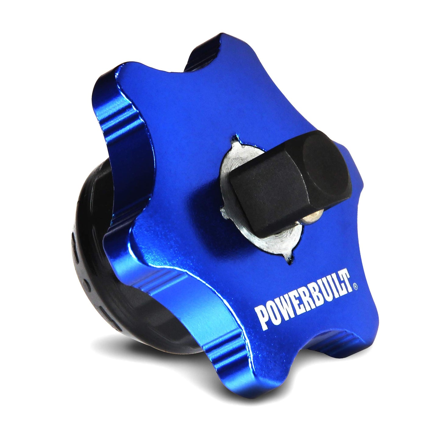 Powerbuilt 3/8 Inch Drive Palm Ratchet Handle, Finger Ratchet, Stubby Thumb Ratchet 2-in-1 for Tight Spaces - 941264