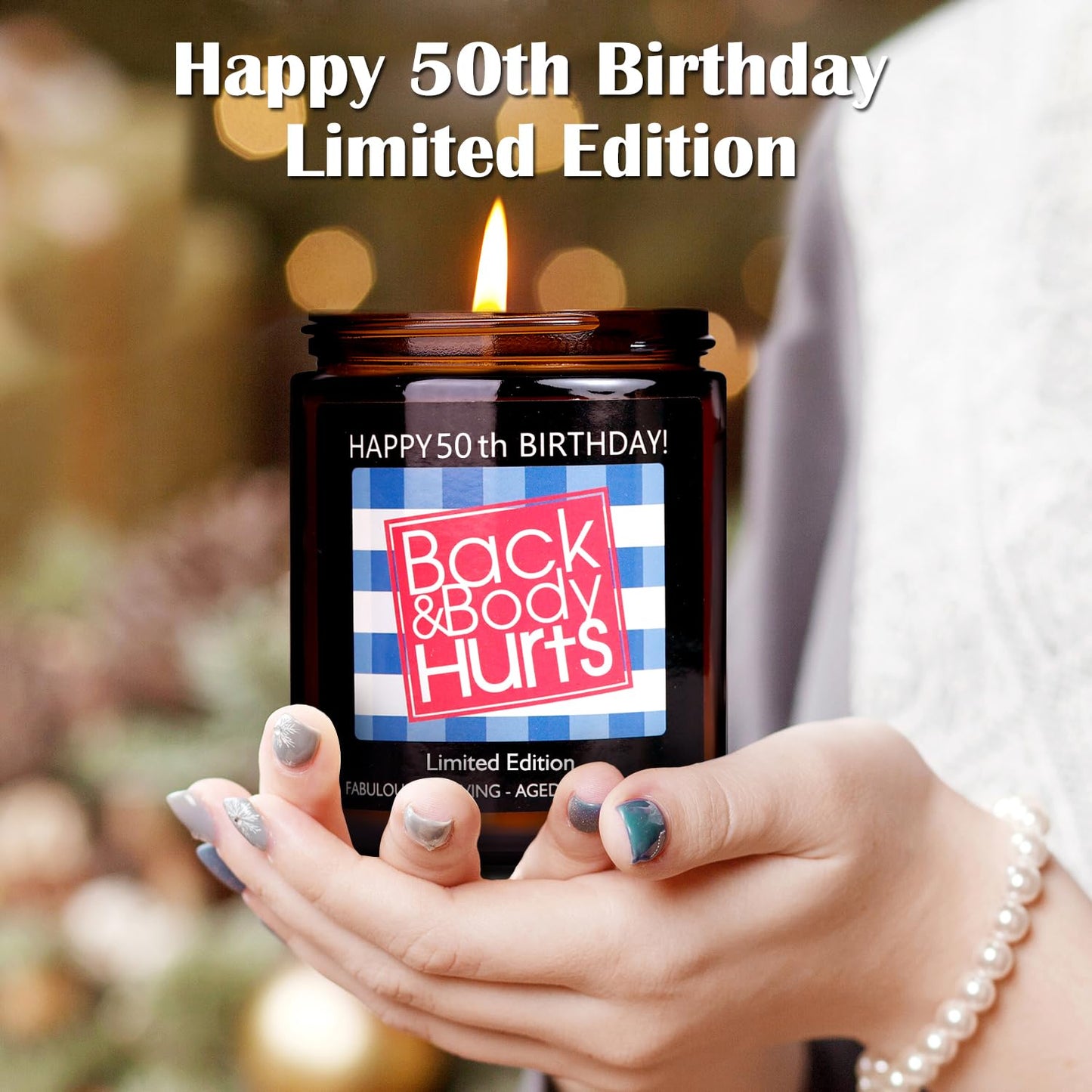 50th Birthday Gifts for Her and Him, 50th Birthday Decorations for Women Men, Funny Birthday Gifts for Women Mom Dad Husband Wife Friends Sister, Best Gift Ideas for 50 Year Old Woman