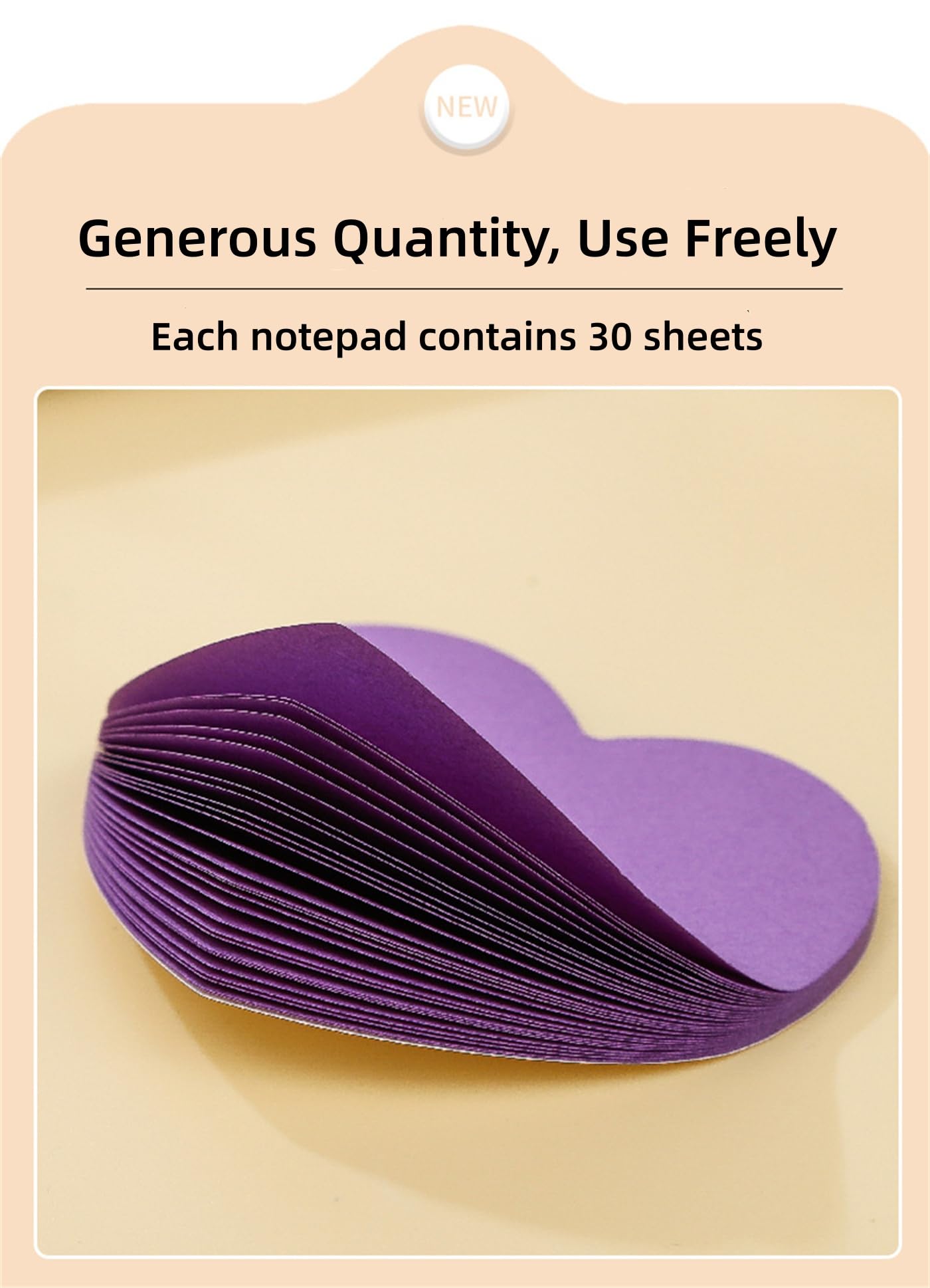 Sticky Notes-720 Sheets Heart/Star/Arrow Mixed 8 Color Bulk Sale Sticky Memo Post Memo Note Tape Self Stick Notes for Office/School/Home(1 Set-24Pads,720Sheets Total)