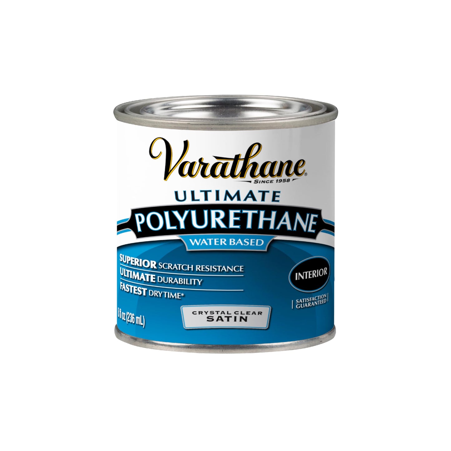 Varathane Diamond Wood Finish in Satin Clear, 236 ml (Pack of 1)(Packaging May Vary)