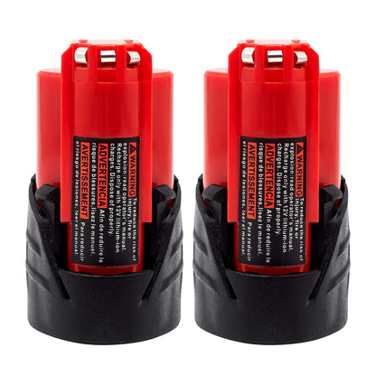 Akkopower Battery Replacement for 12v Lithium 4.0 ah Compatible with Original 12 Volt Cordless Power Tools 2 Pack 48-11-2411 48-11-2440 48-11-2420 48-11-2401 48-11-2425 2Pack