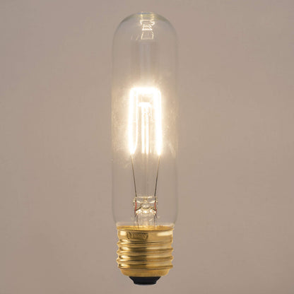 40 Watt T10 Clear Tubular Incandescent Light Bulb, 2700K Soft White, E26 Medium Base, 280 Lumens, 120V, (6 Pack)