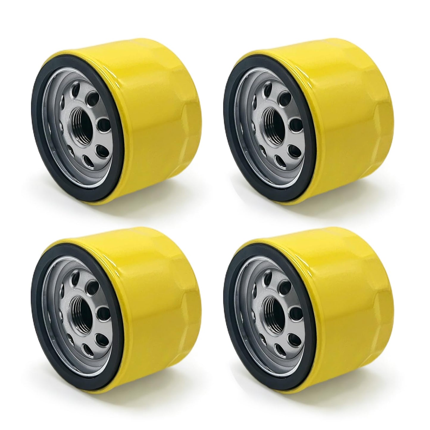 492932 492932S Oil Filter for Brigs and Straton 695396 696854, John Deere AM125424 GY20577 LG492932S, Compatible with Kawasaki 49065-7007 49065-0721 (4 PCS)