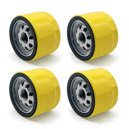 492932 492932S Oil Filter for Brigs and Straton 695396 696854, John Deere AM125424 GY20577 LG492932S, Compatible with Kawasaki 49065-7007 49065-0721 (4 PCS)
