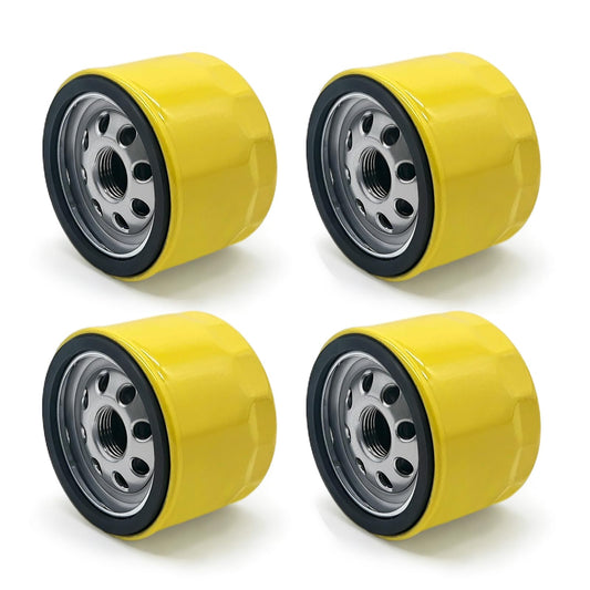 492932 492932S Oil Filter for Brigs and Straton 695396 696854, John Deere AM125424 GY20577 LG492932S, Compatible with Kawasaki 49065-7007 49065-0721 (4 PCS)