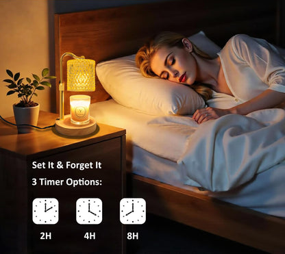 Candle Warmer Lamp with Timer Dimmer Adjustable Height for New Home Decor, Birthday Gifts for Women,Candle Warmer for Women Mom Christmas Gift Mother's Day Gfit