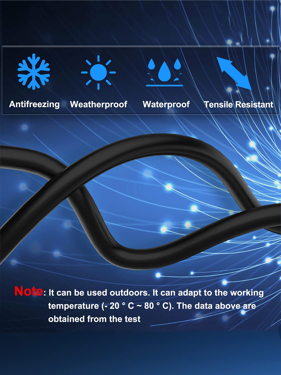 Cat8 Ethernet Cable 20ft Shielded, 26AWG Lastest 40Gbps 2000Mhz SFTP Patch Cord, Heavy Duty High Speed Cat8 LAN Network RJ45 Cable- in Wall, Outdoor, Weatherproof Rated for Router, Modem, Gaming