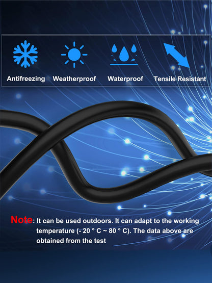 Cat8 Ethernet Cable 20ft Shielded, 26AWG Lastest 40Gbps 2000Mhz SFTP Patch Cord, Heavy Duty High Speed Cat8 LAN Network RJ45 Cable- in Wall, Outdoor, Weatherproof Rated for Router, Modem, Gaming