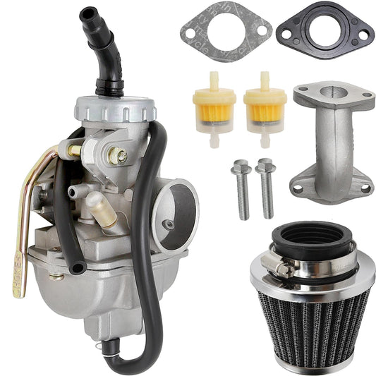 Vkinman PZ20 Carburetor Replacement for Kazuma Baja 50cc 70cc 90cc 110cc 125cc Taotao 4 Stroke ATV Go Kart Dirt Bike Honda CRF50F CRF80F with Air Filter