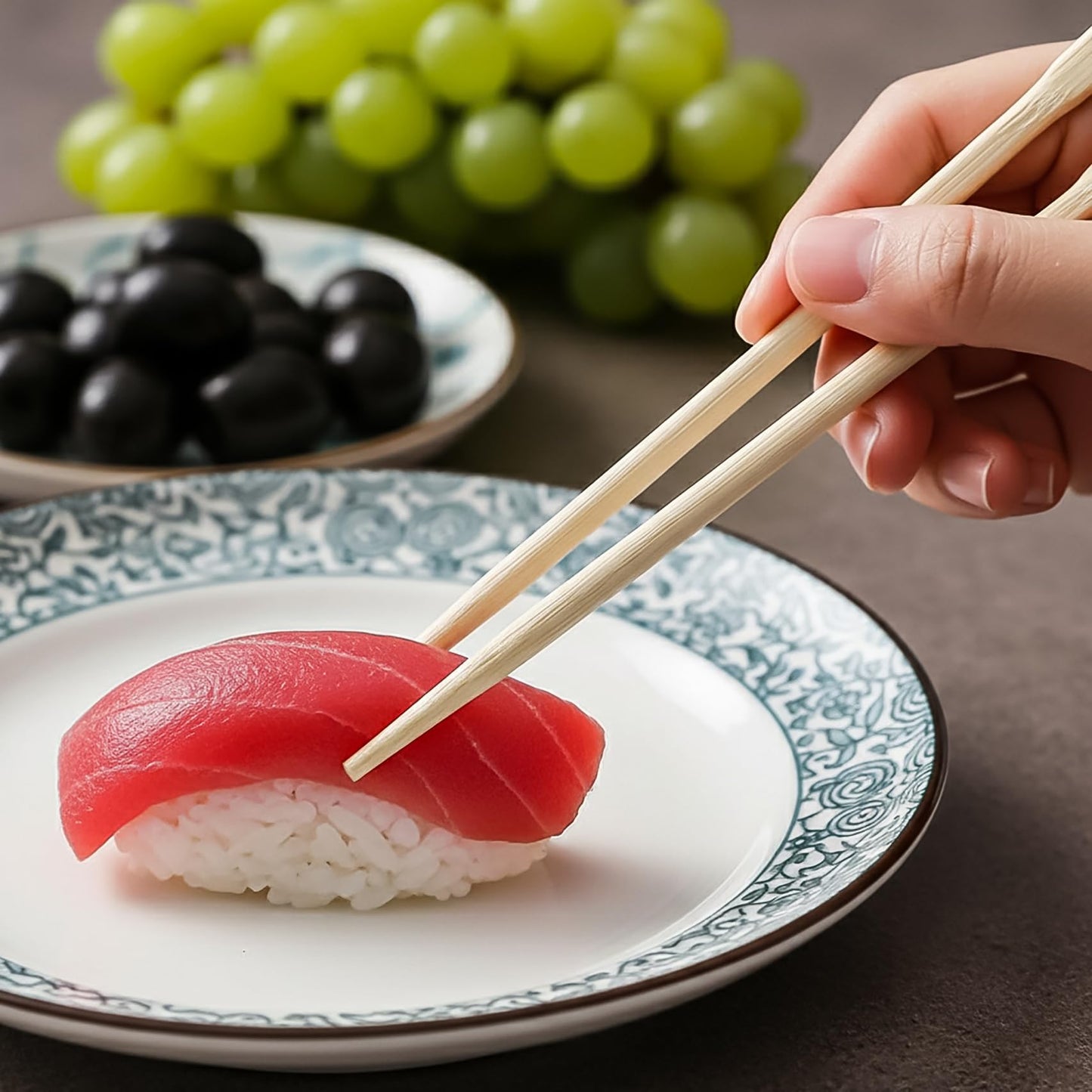 Hiceeden 360 Pairs Disposable Bamboo Chopsticks, Individually Wrapped Chopstick Bulk for Take-Out Orders, Restaurants, Picnics, Clear Sleeve Film