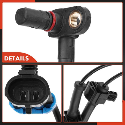 A-Premium 2PCS Rear ABS Wheel Speed Sensor Fits for Chevy Chevrolet Silverado 1500 & GMC Sierra 1500 2007 2008 2009 2010 2011 2012 2013 - Rear Driver and Passenger Side