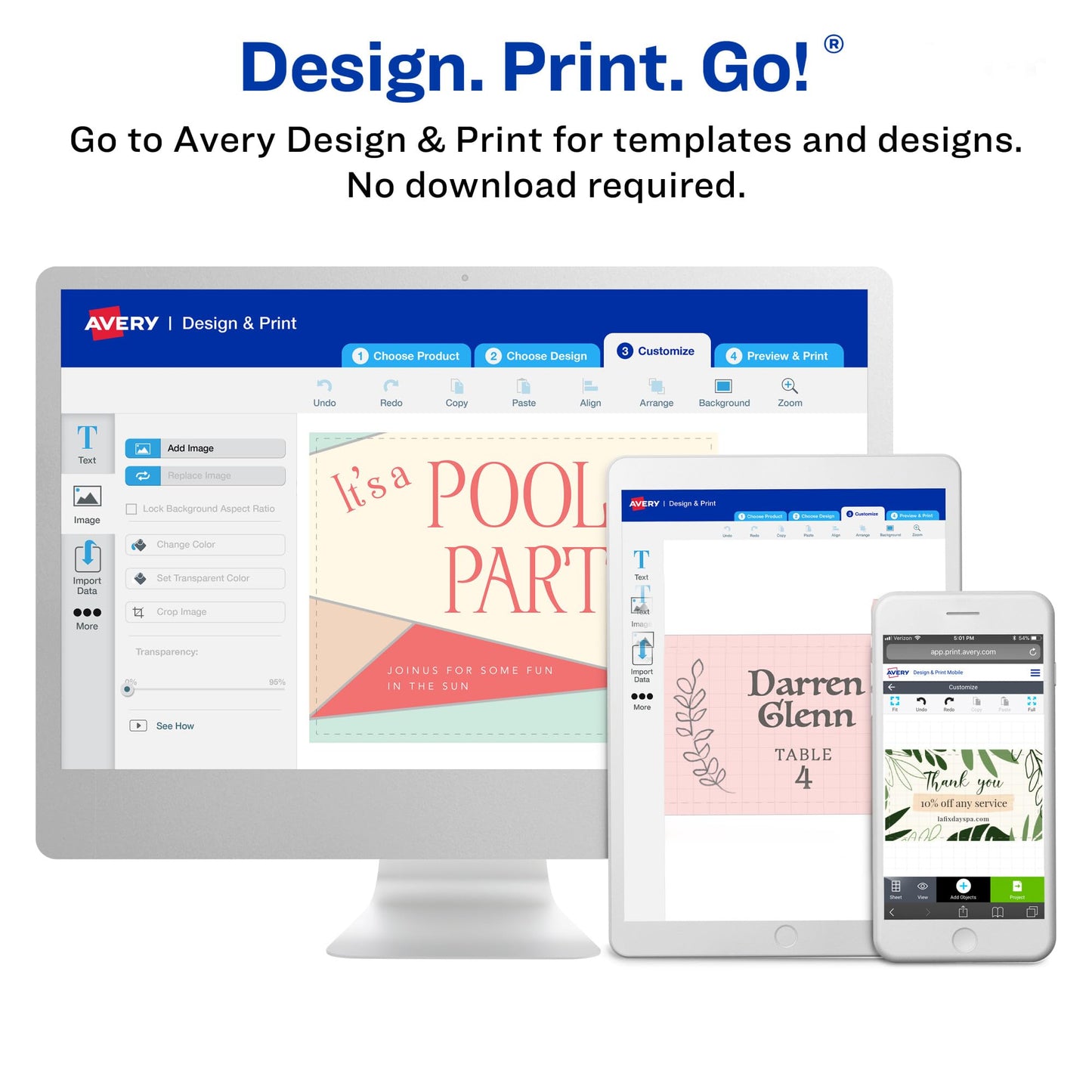 Two-Side Printable Premium Clean Edge Business Cards