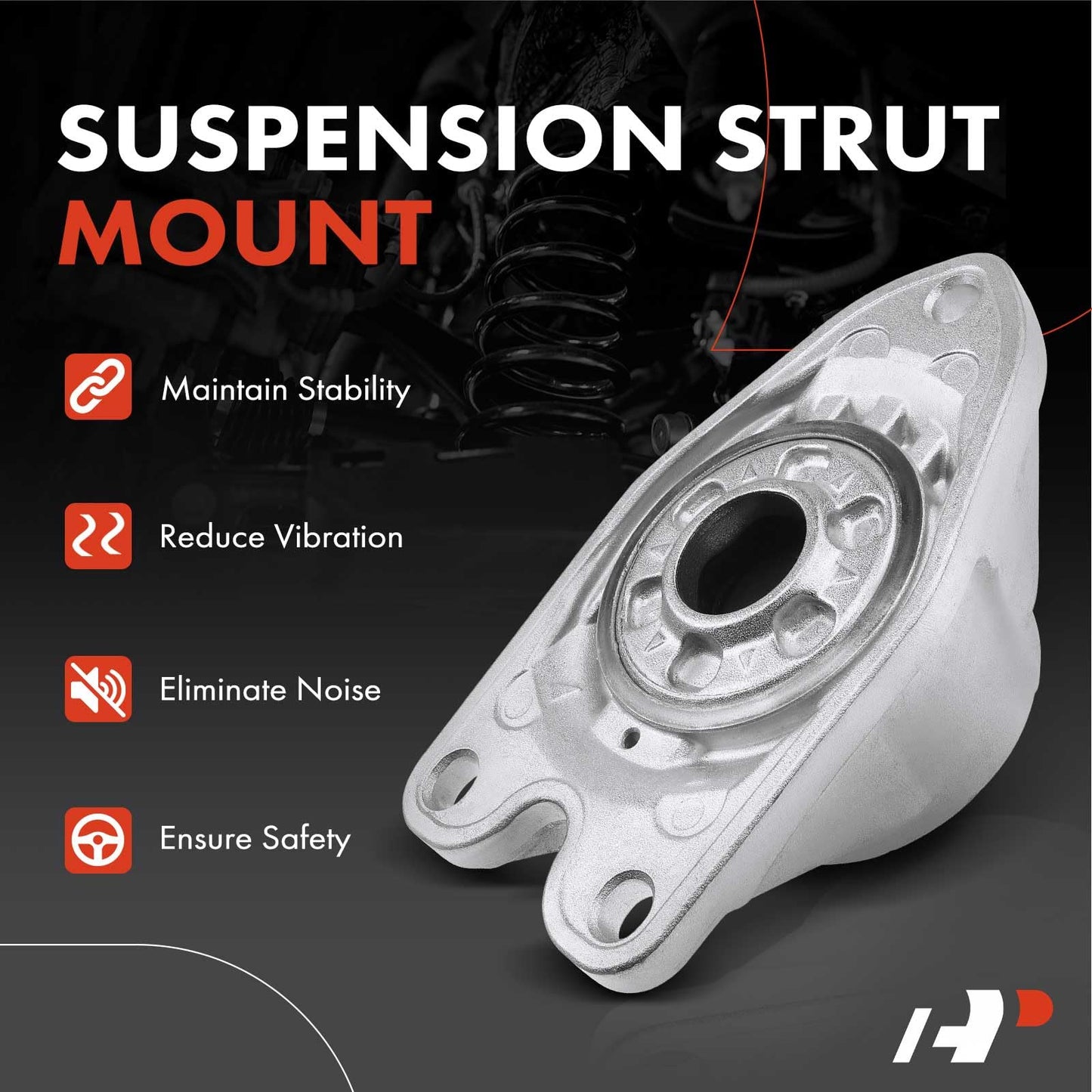 A-Premium Rear Driver or Passenger Suspension Strut Mount Compatible with BMW 320i 328d 328i 330e 330i 335i 340i 228i 230i 428i 430i xDrive Gran Coupe