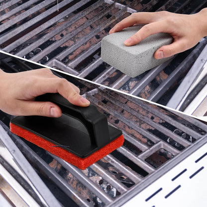 BVOPLME Griddle Cleaning Kit for Blackstone 14 Pieces, Griddle Cleaning Kit with Grill Stone, Griddle Scraper, & Griddle Brush, Flat Top Grill Cleaning Kit Easy to Clean on Hot or Cold Surfaces
